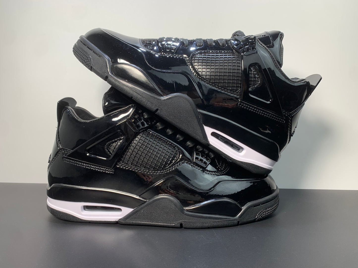 Air Jordan 4 11Lab4 Black Patent