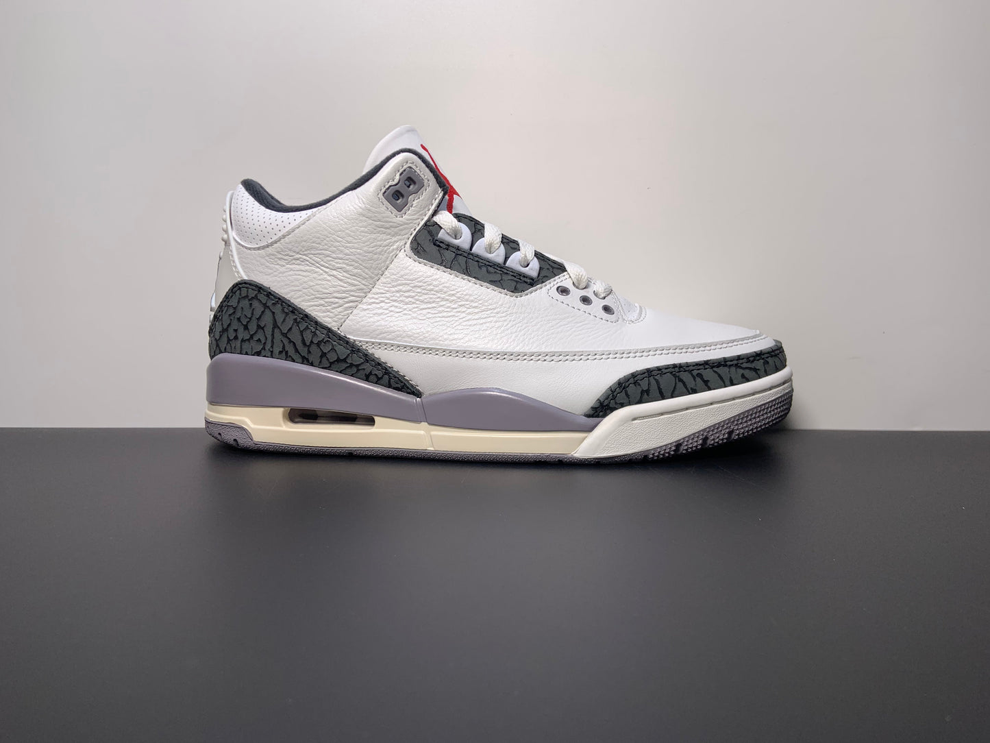 Nike Air Jordan 3 Retro Summit White Fire Red 'Cement Grey'
