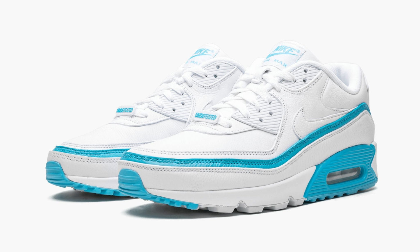 Air Max 90 / UNDFTD "Undefeated - White/Blue Fury"
