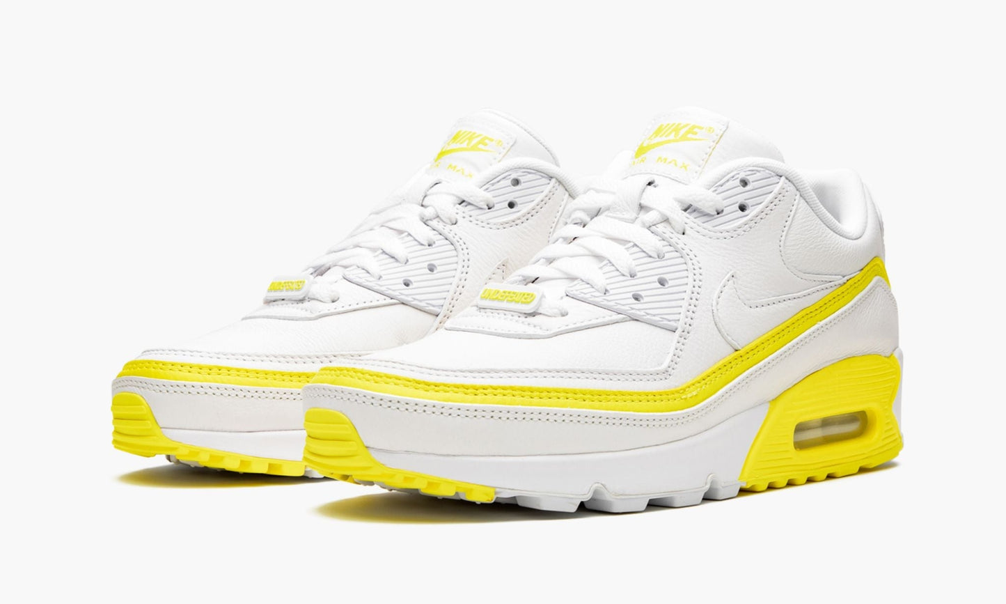Air Max 90 / UNDFTD "Undefeated - White/Optic Yellow"