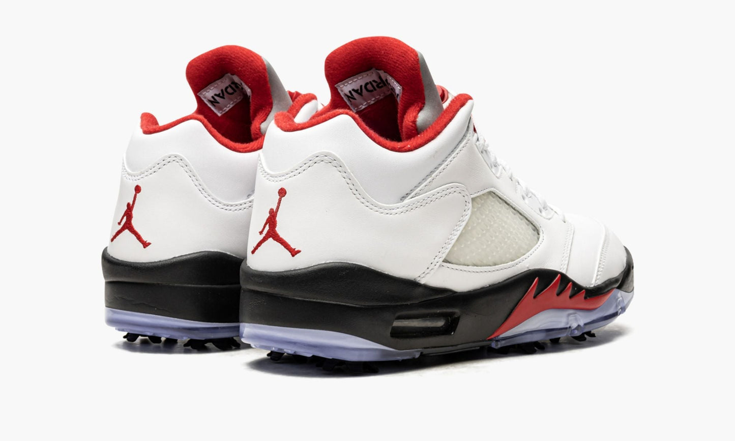 Air Jordan 5 Low Golf "Fire Red - Silver Tongue"