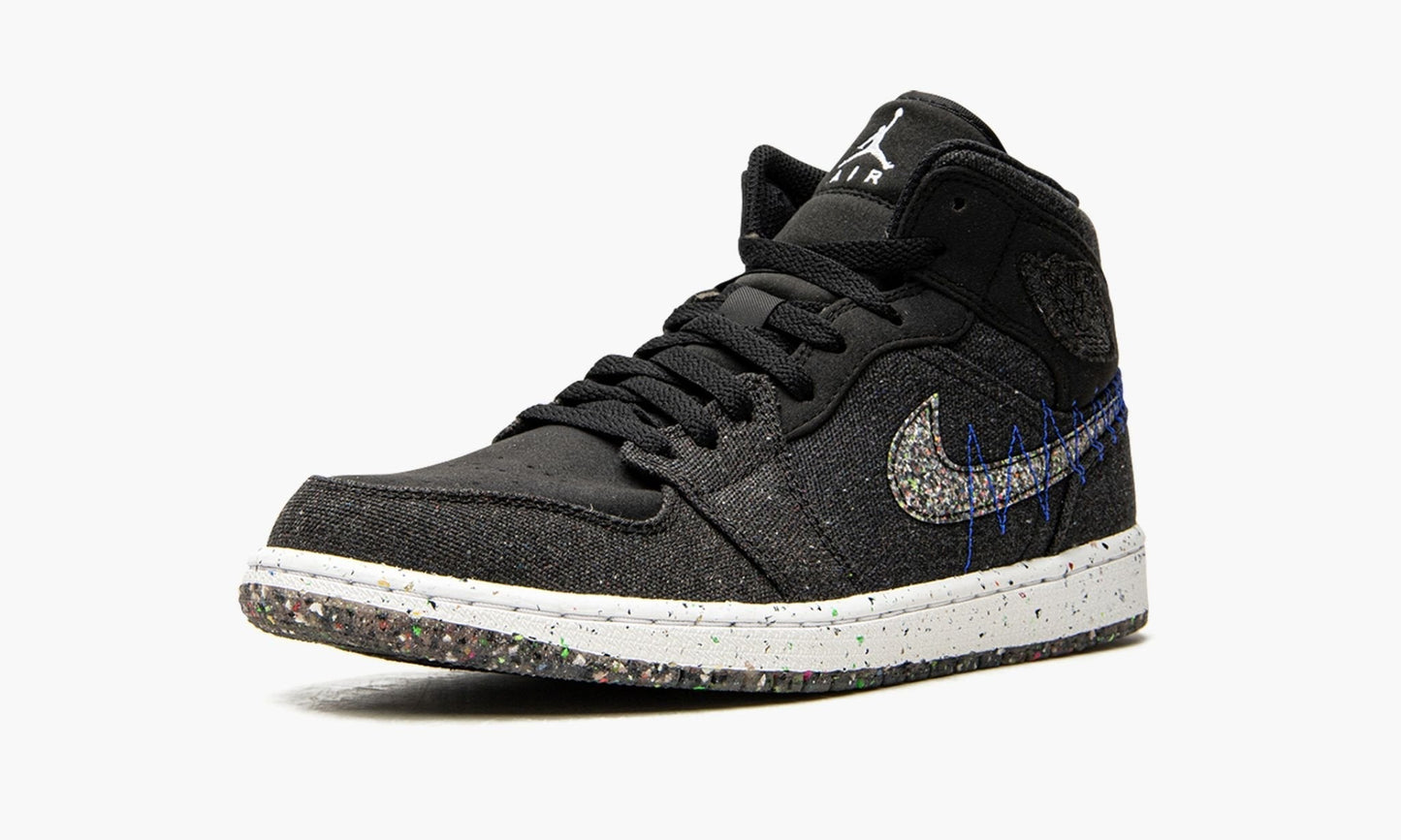 Jordan 1 Mid "Crater Black"