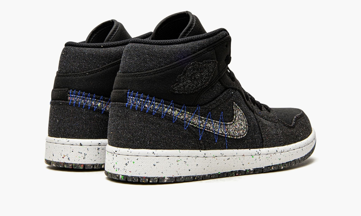 Jordan 1 Mid "Crater Black"