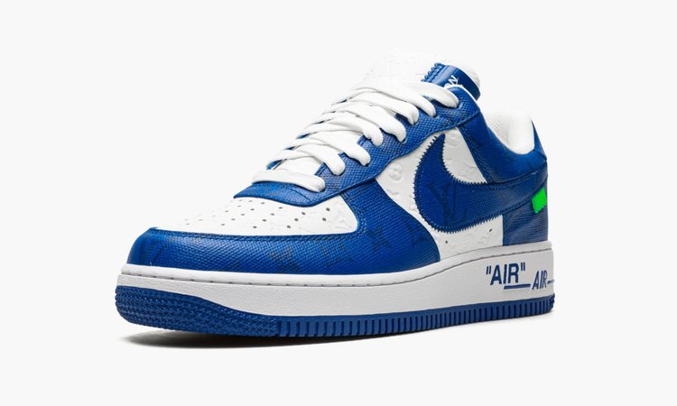 LOUIS VUITTON AIR FORCE 1 LOW "Virgil Abloh - White/Blue"