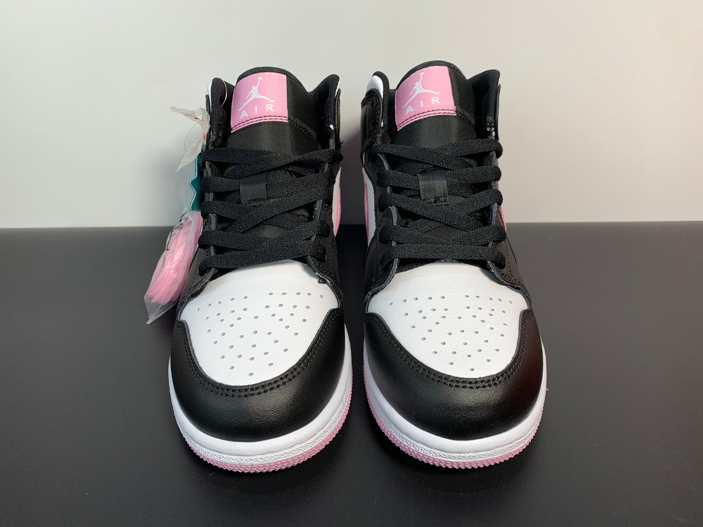 Air Jordan 1 Mid GS Pink and White Panda