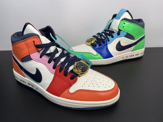 Melody Ehsani x Air Jordan 1 Mid “Fearless”  CQ7629-100