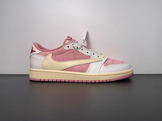 Travis Scott x Air Jordan 1 Low OG Shy Pink DM7866-600