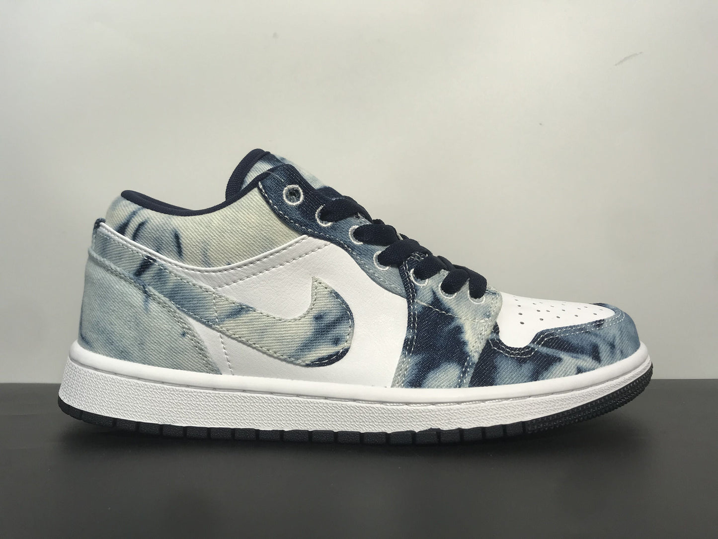 Air Jordan 1 Low Denim Blue Patchwork Star