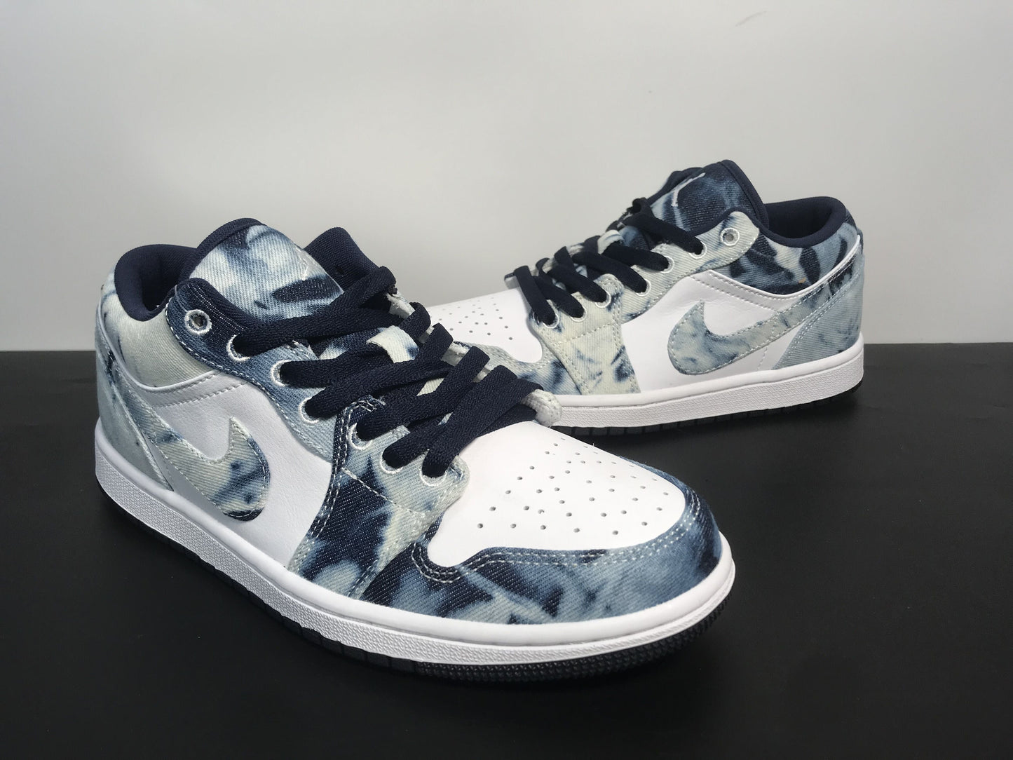 Air Jordan 1 Low Denim Blue Patchwork Star