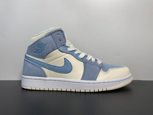 Nike Air Jordan 1 Mid Mixed Textures Blue