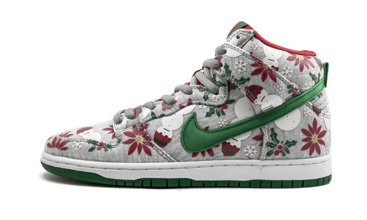 SB Dunk High PRM CNCPTS "Ugly Christmas Sweater"