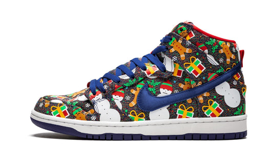 SB Dunk High TRD QS "Ugly Christmas Sweater"