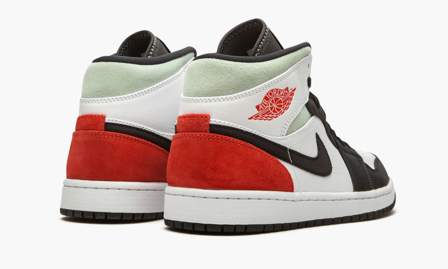 Jordan 1 Mid SE "Red Grey Black Toe"