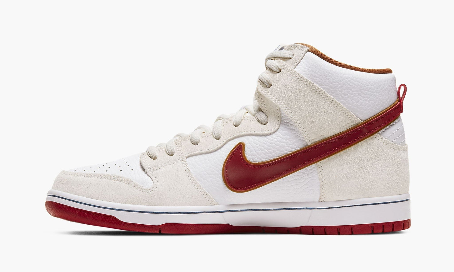 SB Dunk High "Team Crimson"