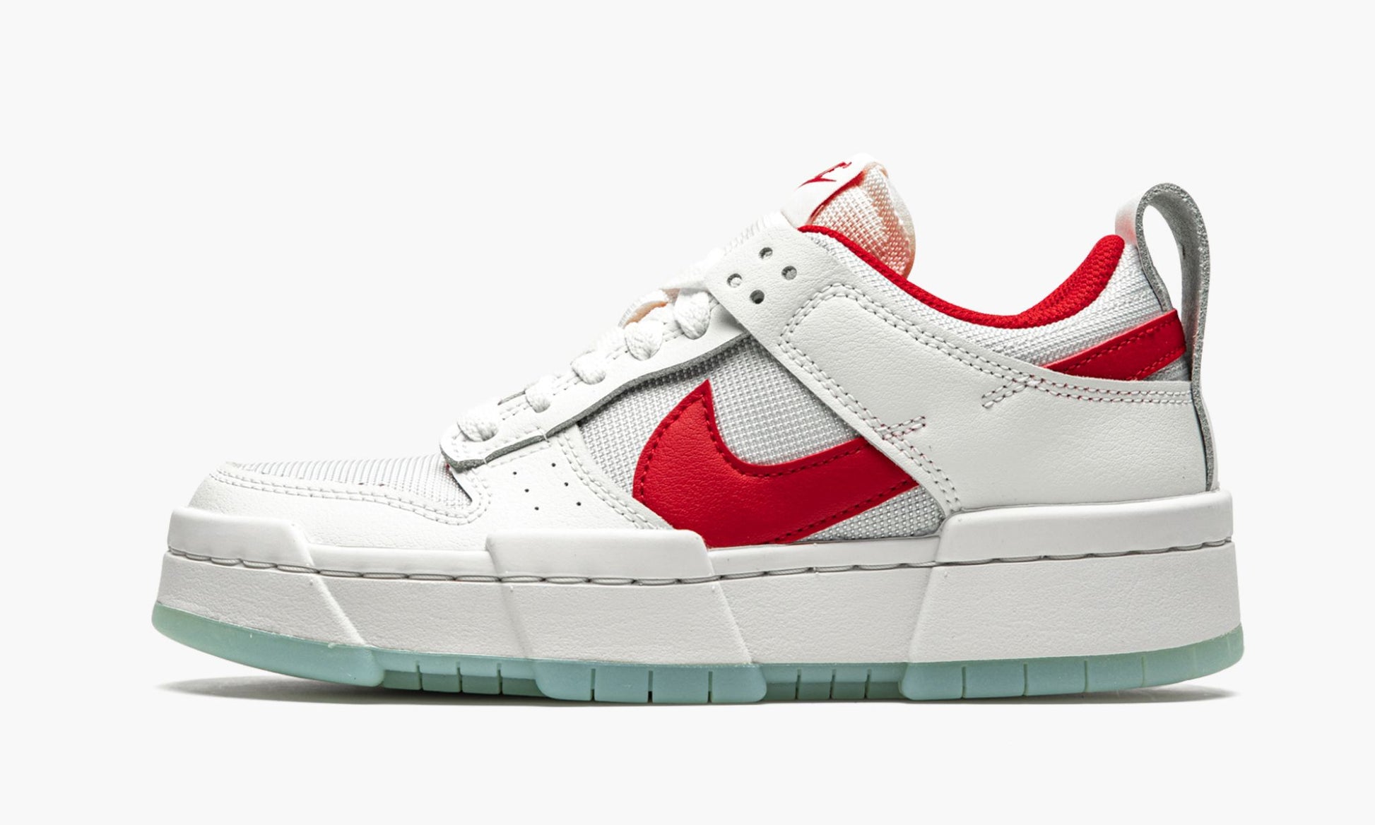 W Dunk Low Disrupt "Summit White / Gym Red"