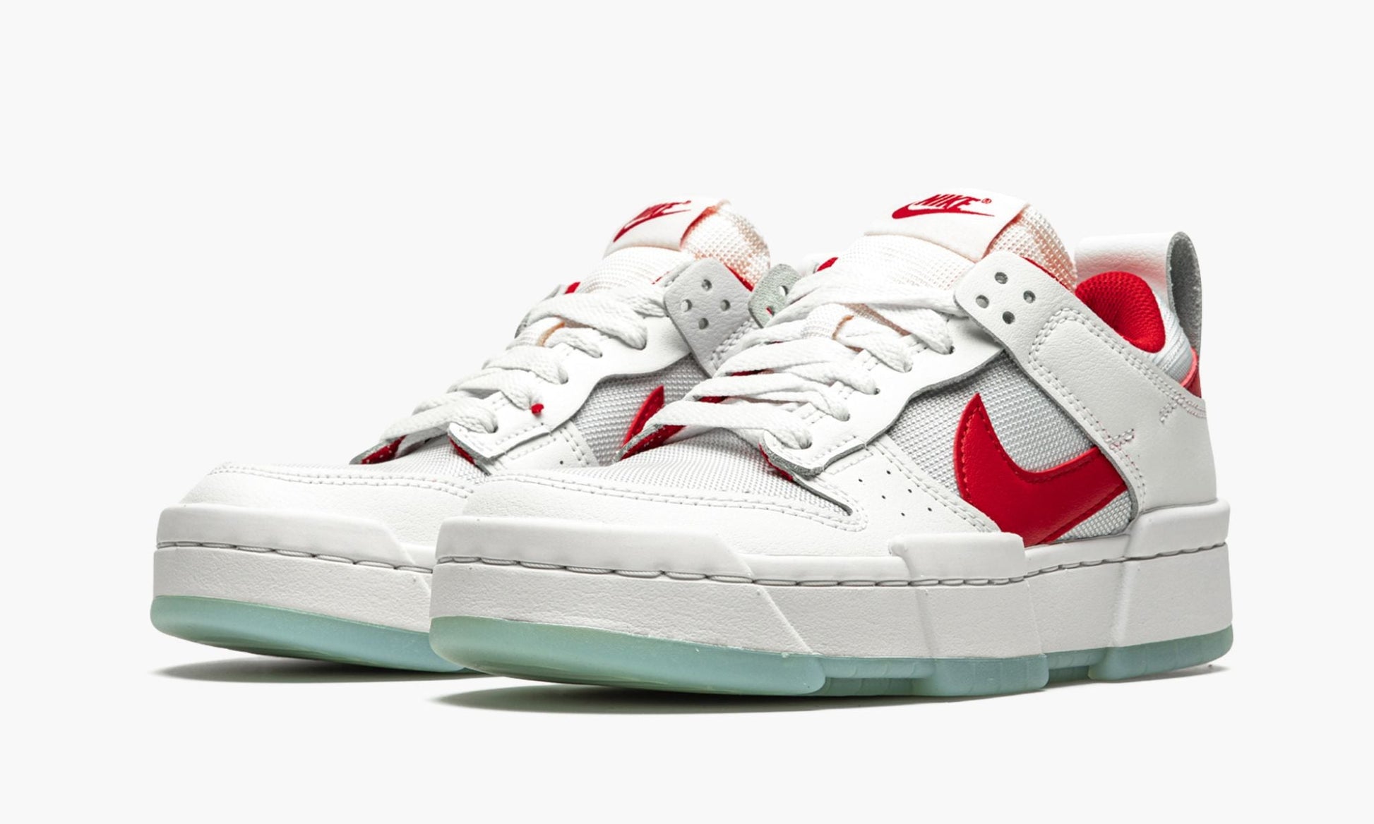 W Dunk Low Disrupt "Summit White / Gym Red"