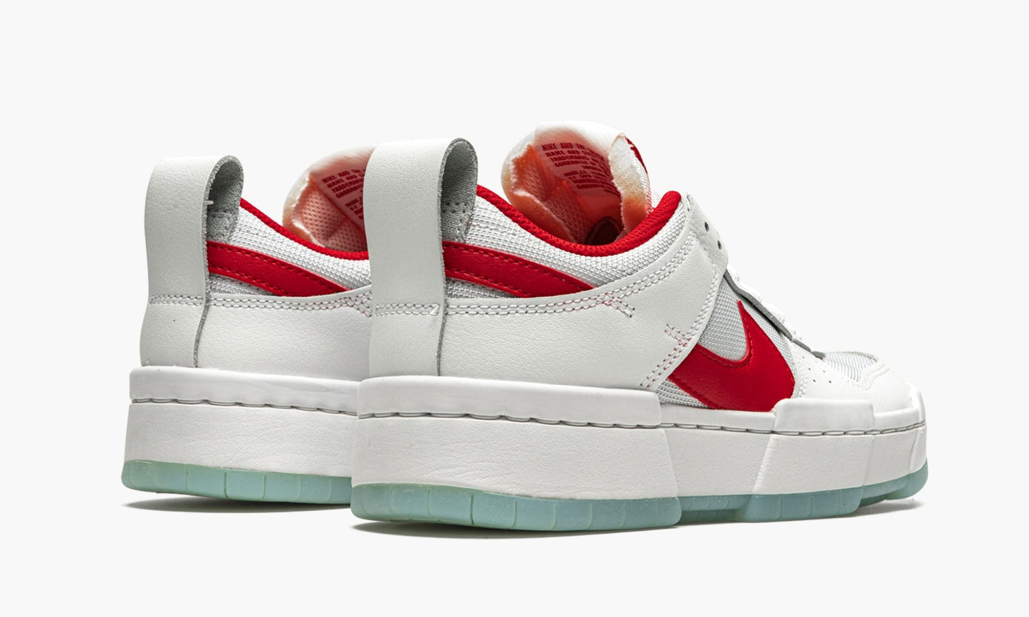 W Dunk Low Disrupt "Summit White / Gym Red"