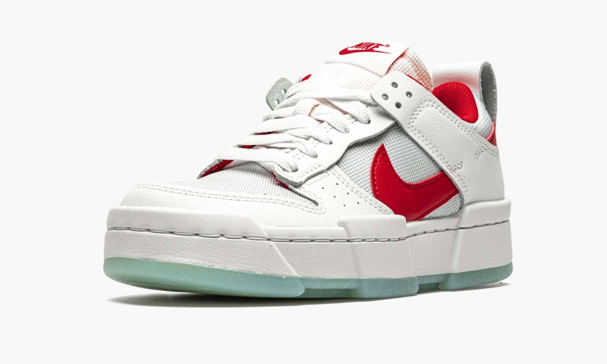 W Dunk Low Disrupt "Summit White / Gym Red"