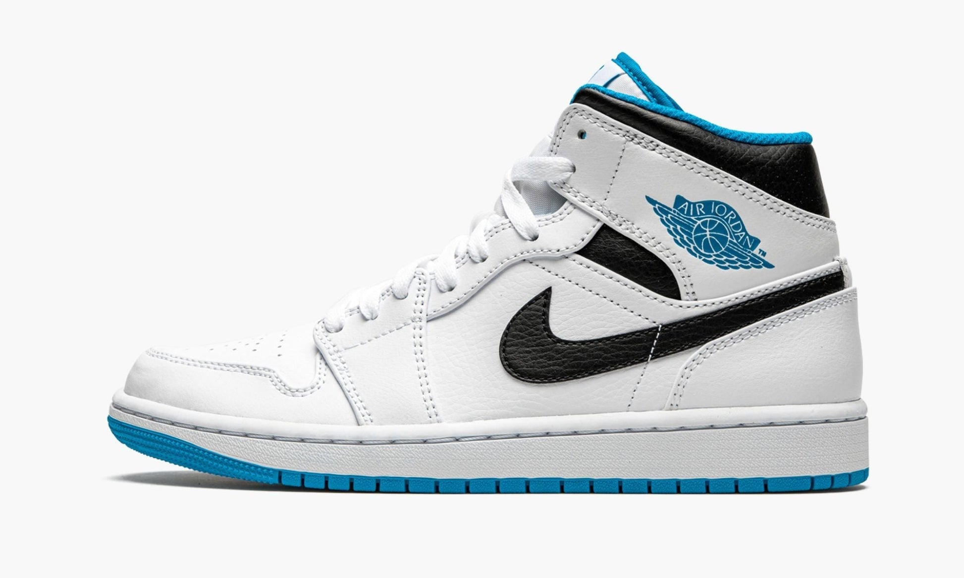 Air Jordan 1 Mid "White / Laser Blue"