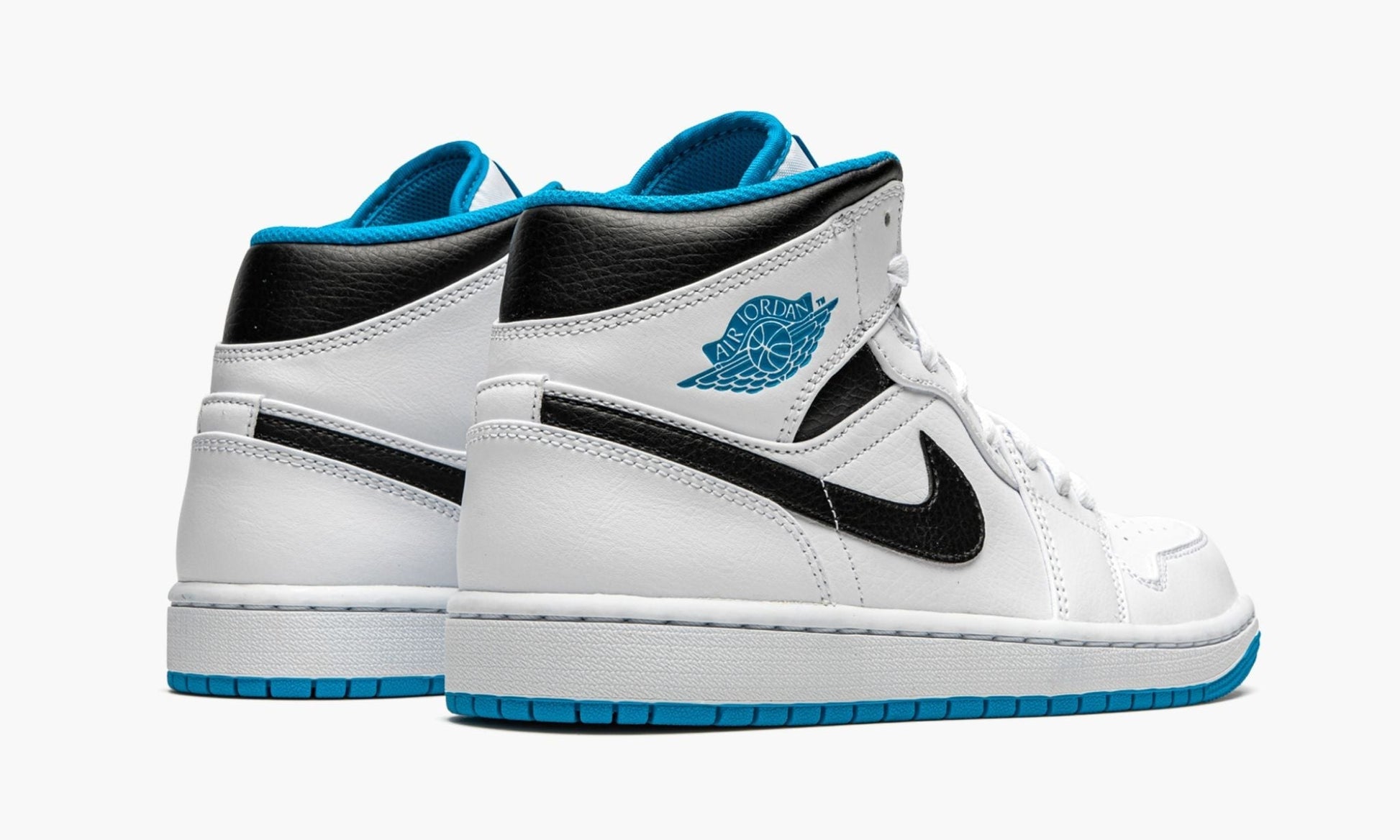 Air Jordan 1 Mid "White / Laser Blue"