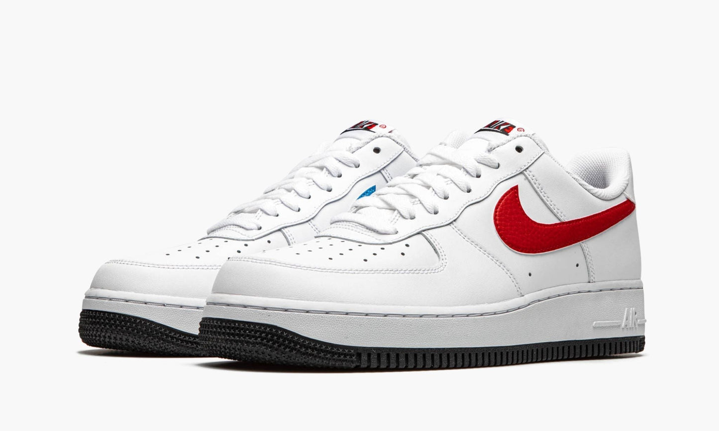 Air Force 1 '07 "Mismatched Swooshes - White / Red / Blue"