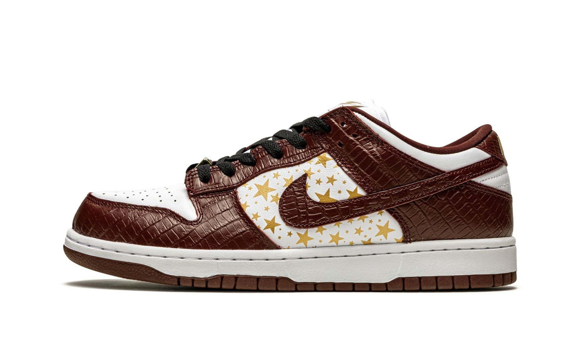 SB Dunk Low "Supreme - Stars - Barkroot Brown"