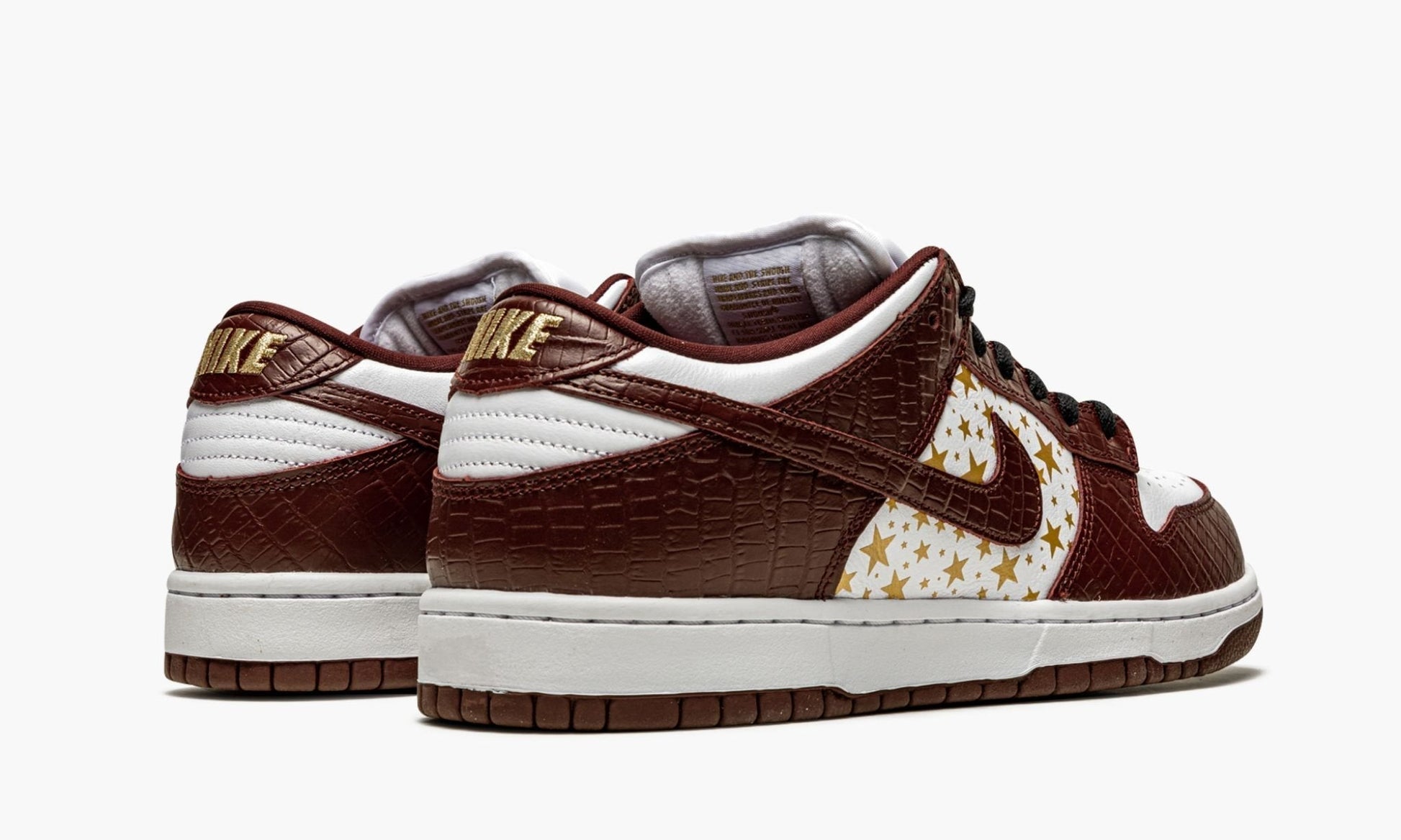 SB Dunk Low "Supreme - Stars - Barkroot Brown"