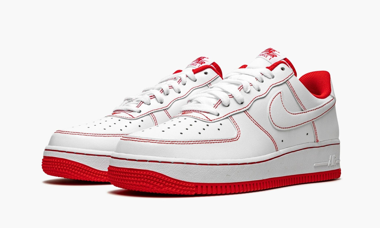 Air Force 1 Low '07 "Contrast Stitch - White University Red"