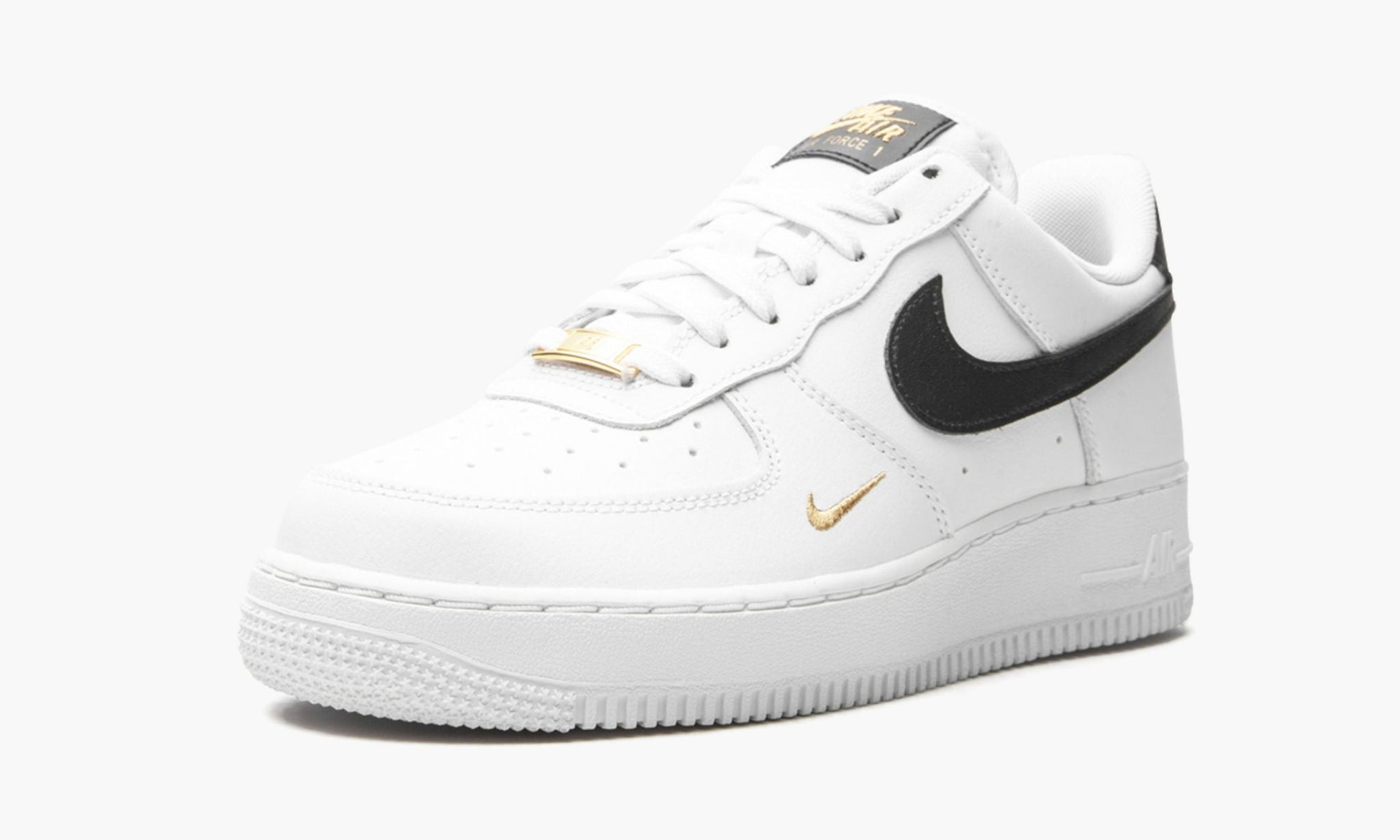 WMNS Air Force 1 Low Essential "White / Black / Gold"