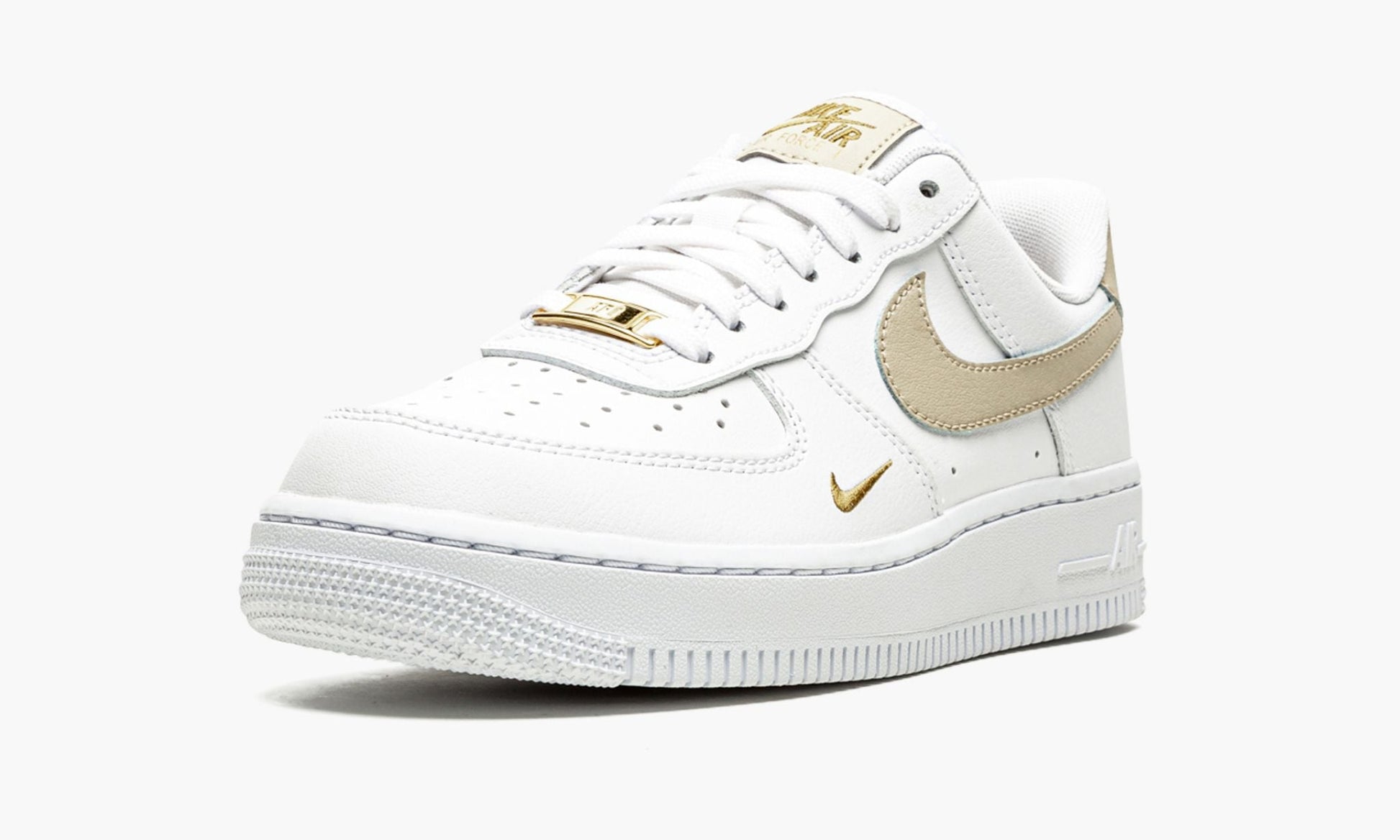 WMNS Air Force 1 Low Essential "Toe Swoosh - White / Rattan"