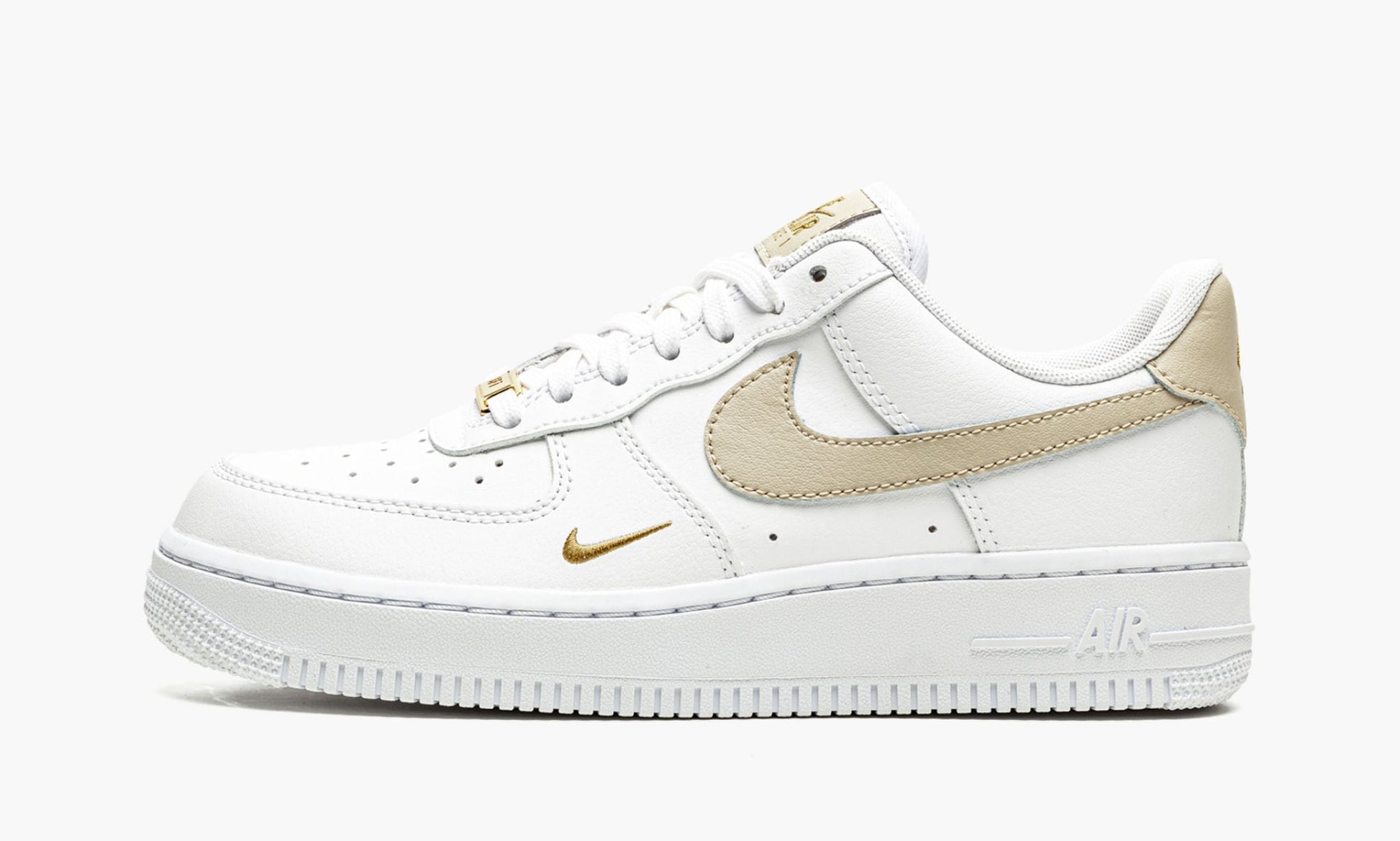 WMNS Air Force 1 Low Essential "Toe Swoosh - White / Rattan"