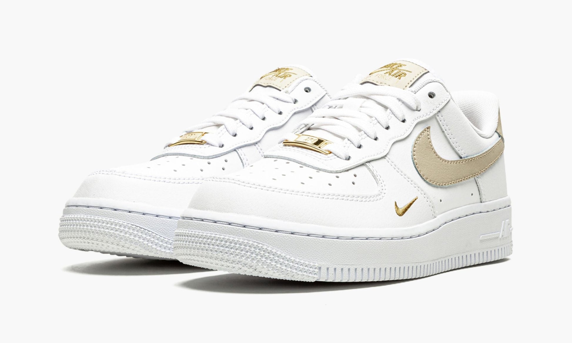 WMNS Air Force 1 Low Essential "Toe Swoosh - White / Rattan"