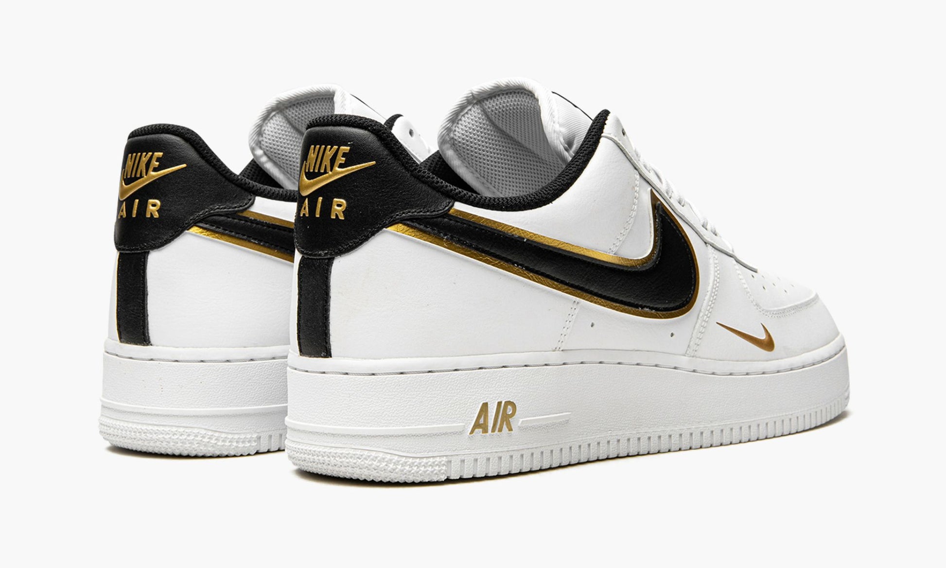 Air Force 1 '07 LV8 "Double Swoosh - White / Black / Gold"