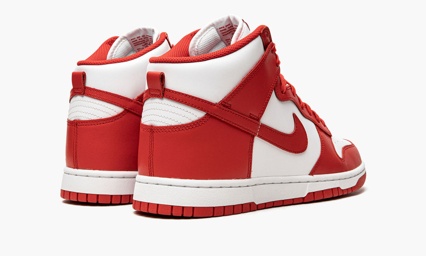 Dunk High "White / University Red"