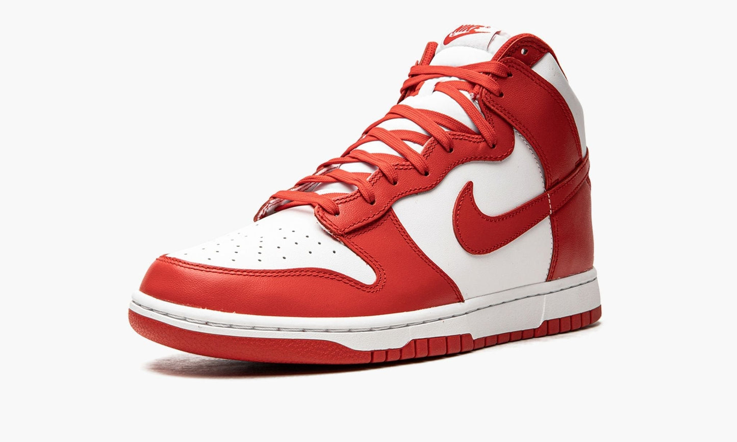 Dunk High "White / University Red"