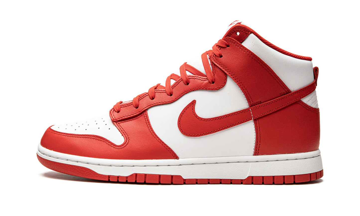 Dunk High "White / University Red"