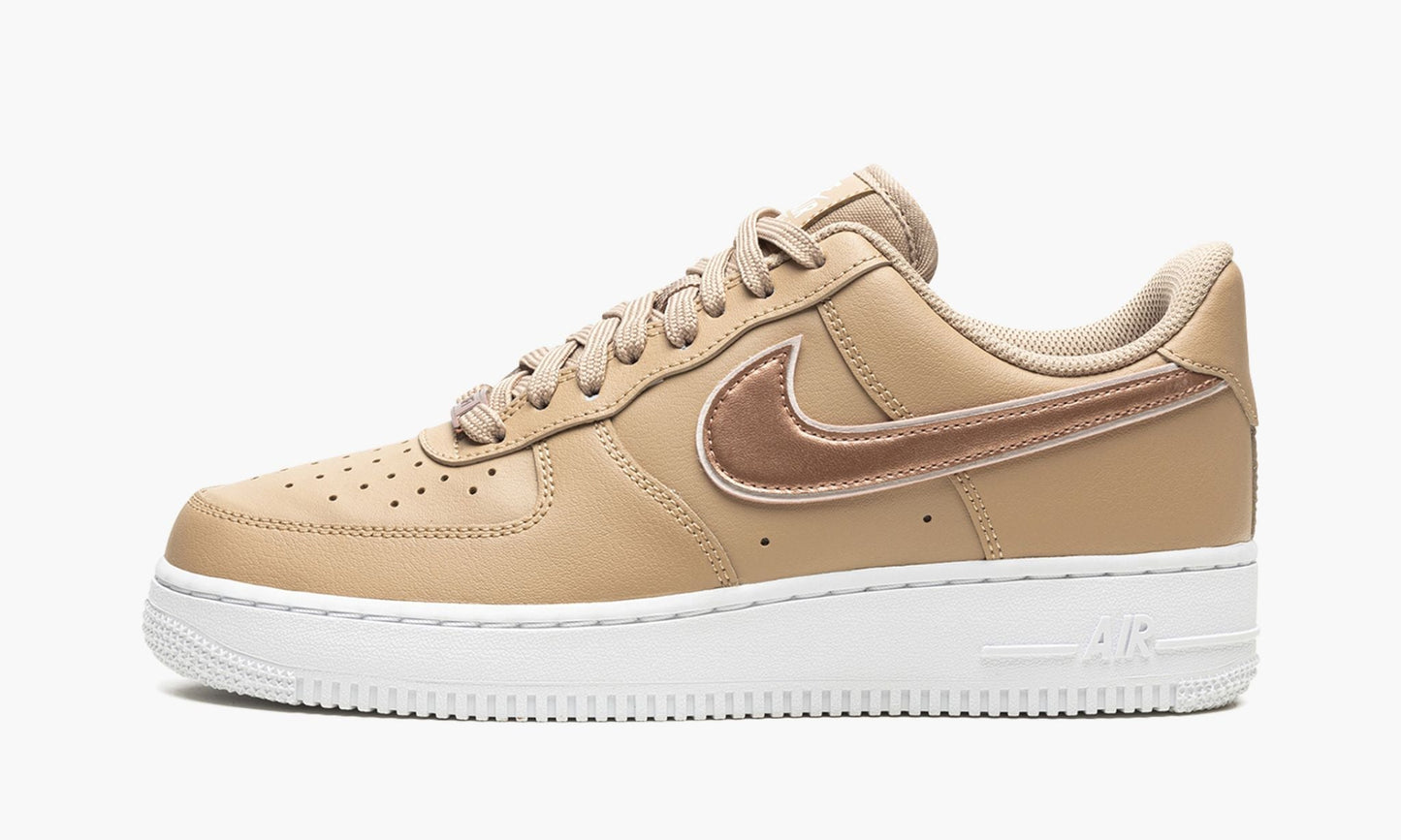 Wmns Air Force 1 '07 ESS "Hemp / Metallic Rose Gold"