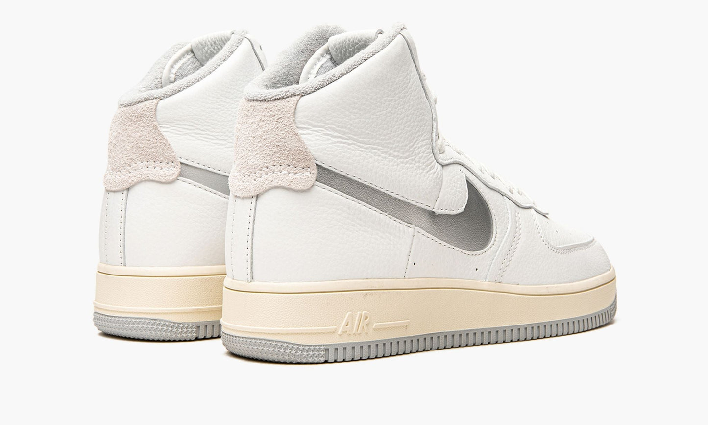 Air Force 1 High Sculpt "White Silver (W)"