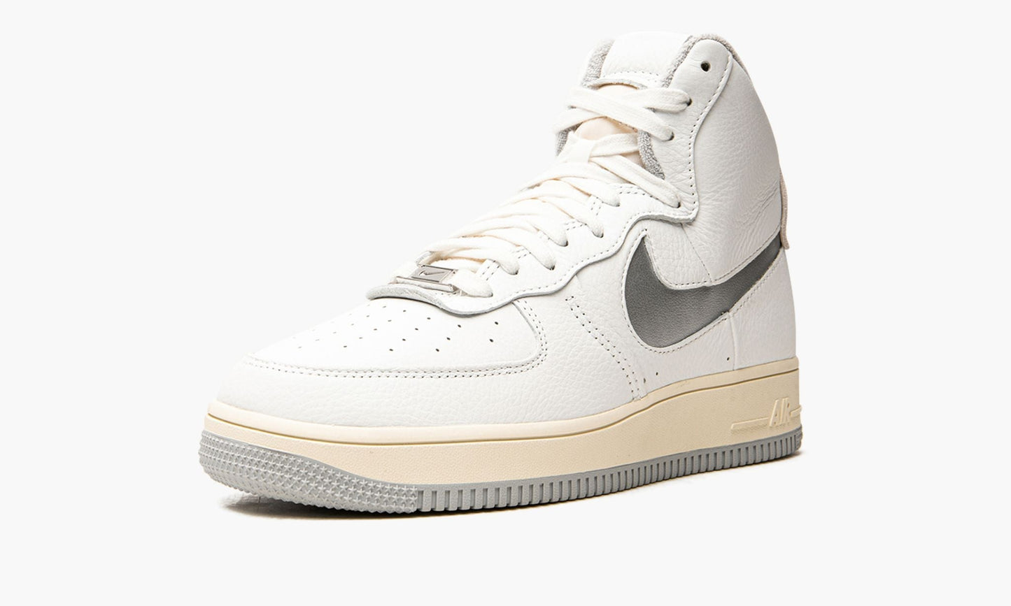 Air Force 1 High Sculpt "White Silver (W)"