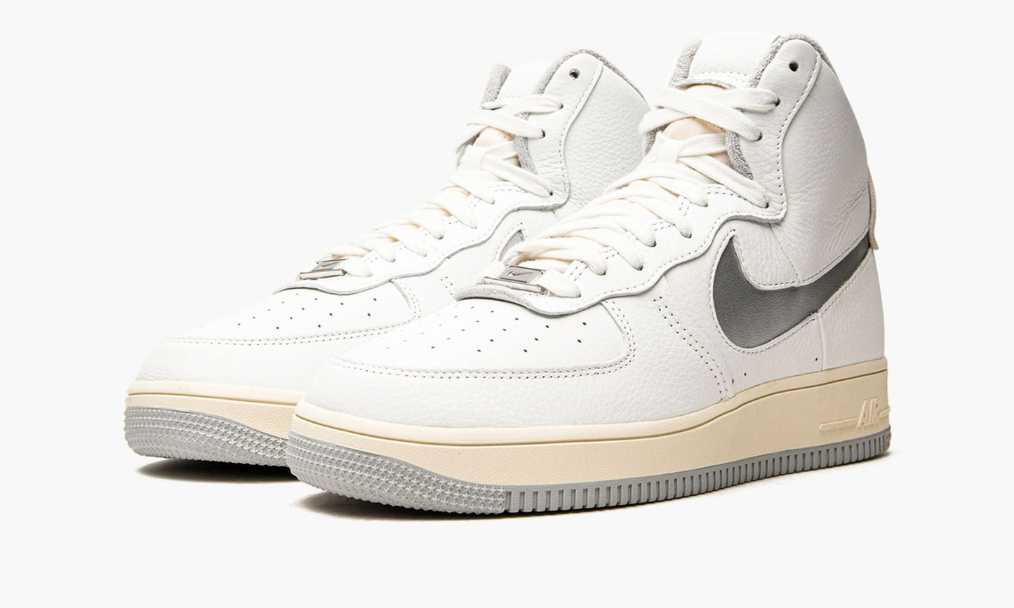 Air Force 1 High Sculpt "White Silver (W)"