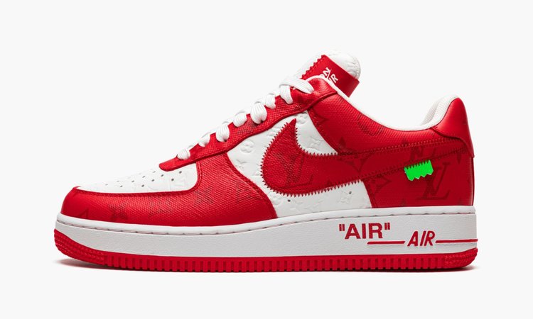 LOUIS VUITTON AIR FORCE 1 LOW "Virgil Abloh - White/Red"