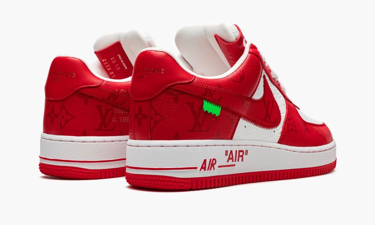 LOUIS VUITTON AIR FORCE 1 LOW "Virgil Abloh - White/Red"