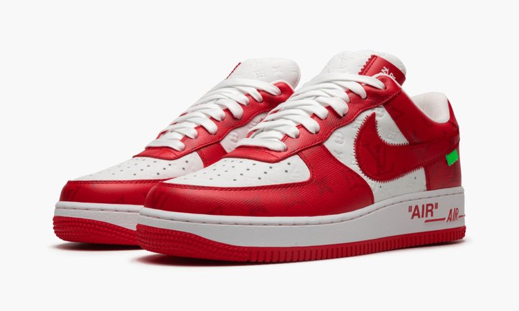 LOUIS VUITTON AIR FORCE 1 LOW "Virgil Abloh - White/Red"